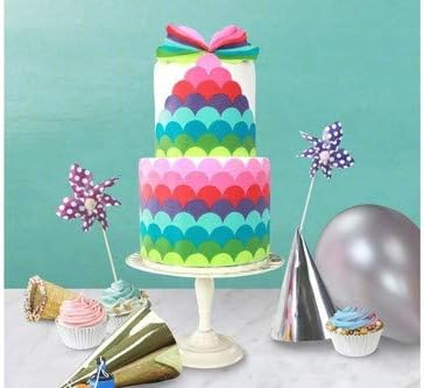 GMC194 Forme geometrice multiple pentru biscuiți - Solzi de pește/Scoică, Set de 3 forme geometrice pentru biscuiți, Solzi de pește, Mărimi mici, medii și mari, Plastic ABS, Multicolor