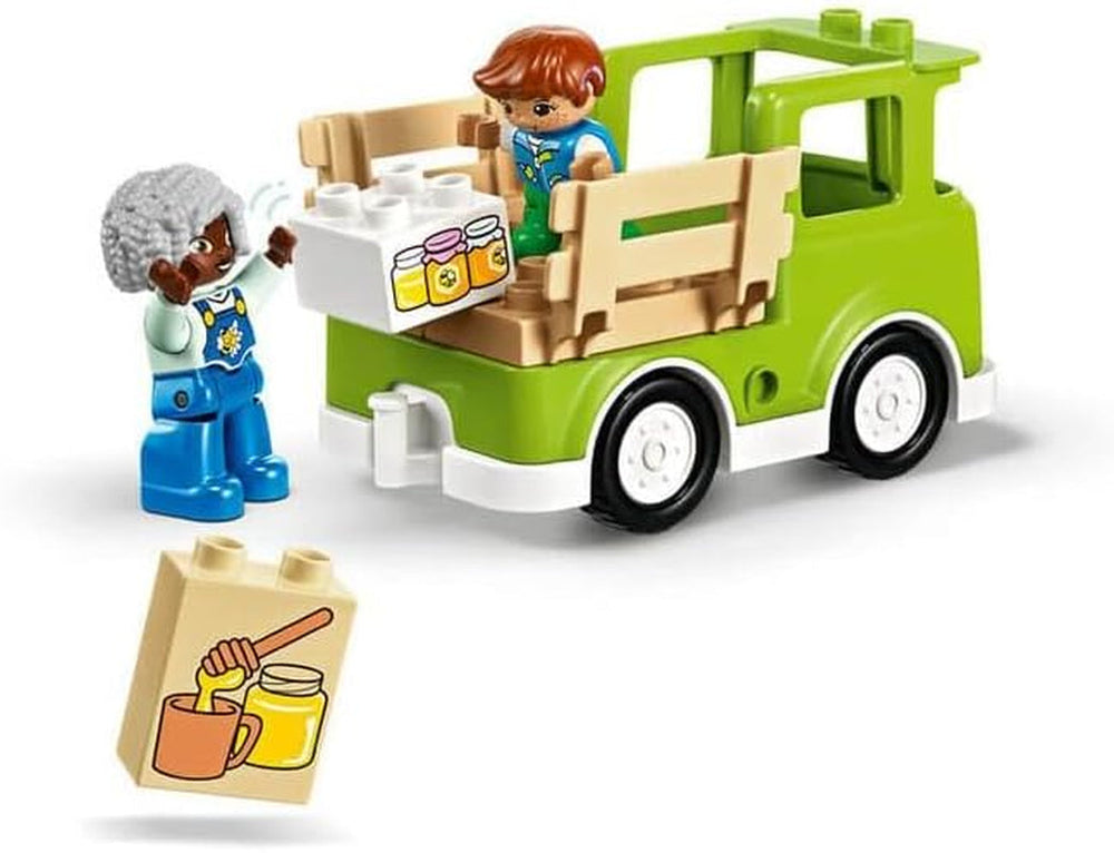 LEGO DUPLO Town Apicoltura e alveari, Giocattolo educativo per bambini con 2 personaggi e un camion mobile, Set di costruzione e ricostruzione, Giocattolo per bambini a partire da 2 anni 10419 Set di costruzione Besuche den LEGO-Store