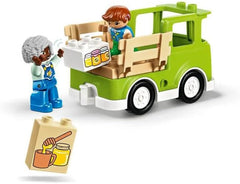 LEGO DUPLO Town Apicoltura e alveari, Giocattolo educativo per bambini con 2 personaggi e un camion mobile, Set di costruzione e ricostruzione, Giocattolo per bambini a partire da 2 anni 10419 Set di costruzione Besuche den LEGO-Store