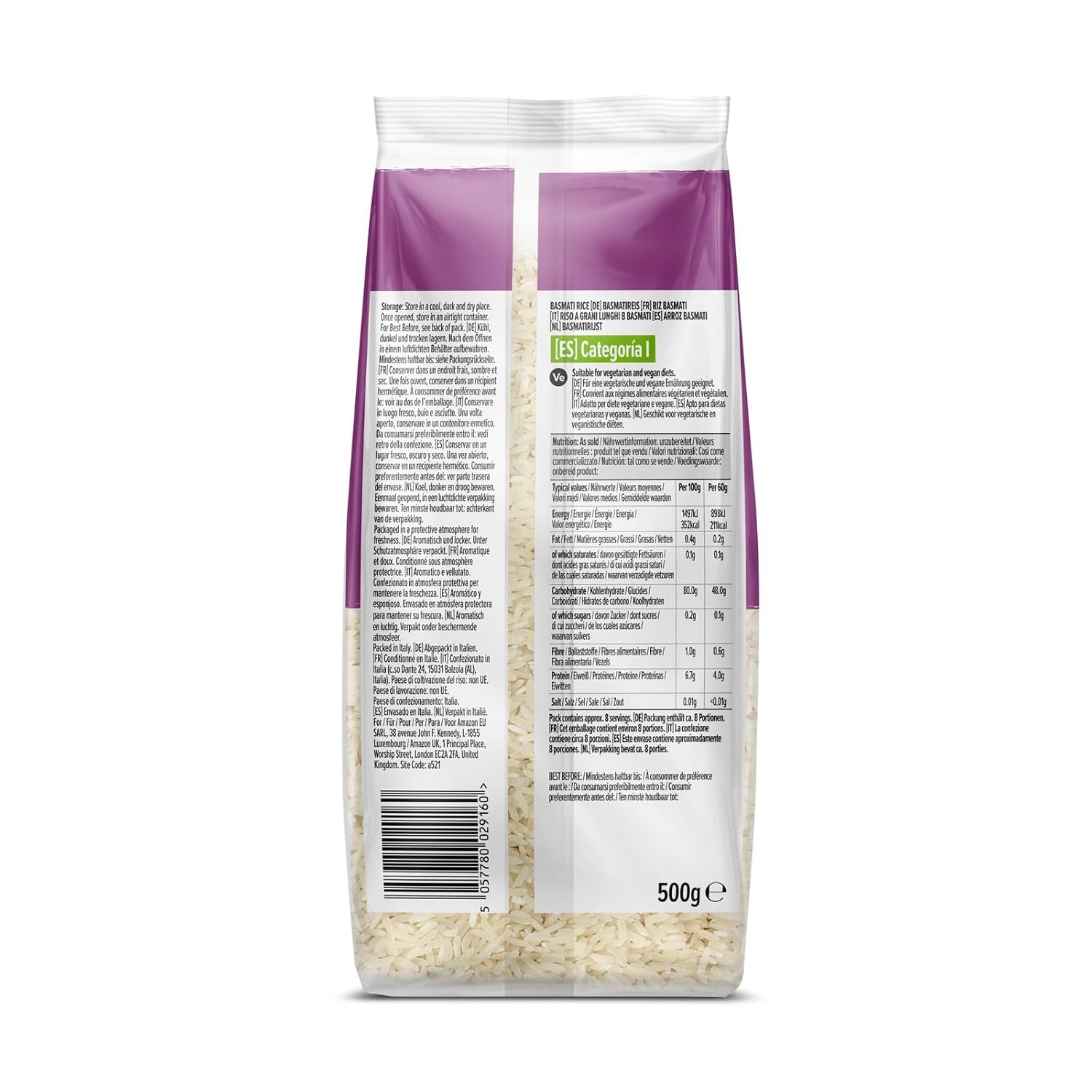 Riso basmati dell'Amazzonia, 500g