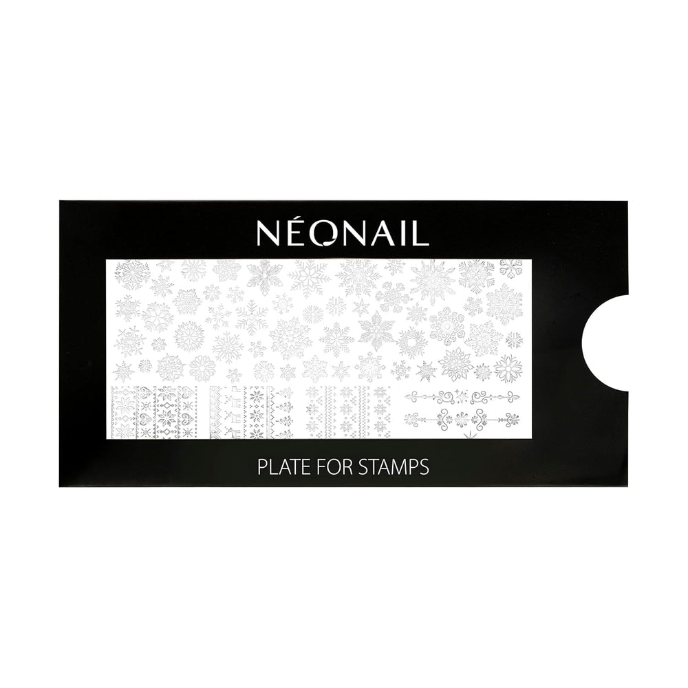 NÉONAIL Nagel Stempel Mit Schaber - Nägel Selber Machen - Nail Art Stamper - Nageldesign Für Nagel Schablone - French Nails Stempel - Silikon Nagelstempel