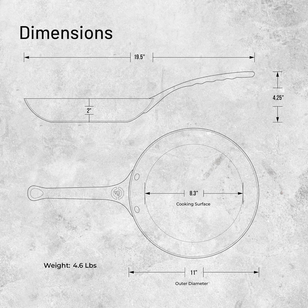 Padella MINERAL B PRO In acciaio Pentole e Padelle Naty Shop