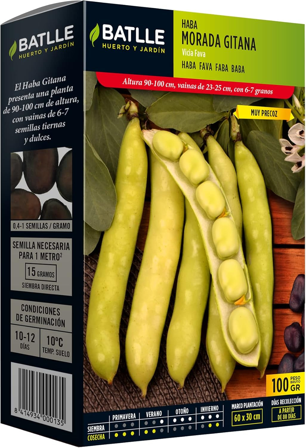 Samen Batlle – Haba Frühe Bohne Carmen, Lang 1 Kg
