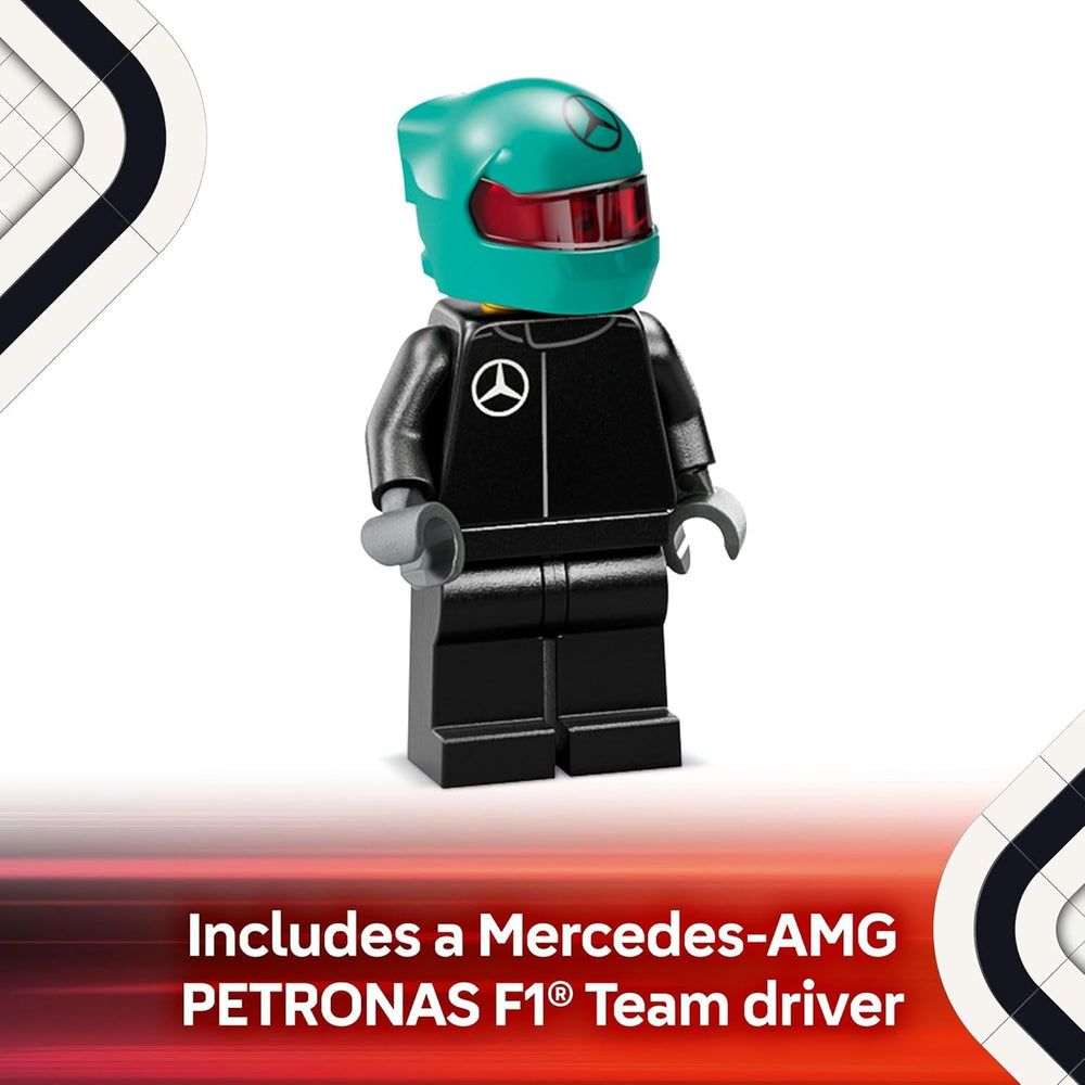 Auto da corsa Mercedes-Amg F1 W15 LEGO Speed Champions - Minifigure giocattolo di Formula 1 - Modello di auto da collezione e costruibile - Regalo per ragazzi e ragazze 10+ o fan adulti 77244 Set di costruzione Besuche den LEGO-Store