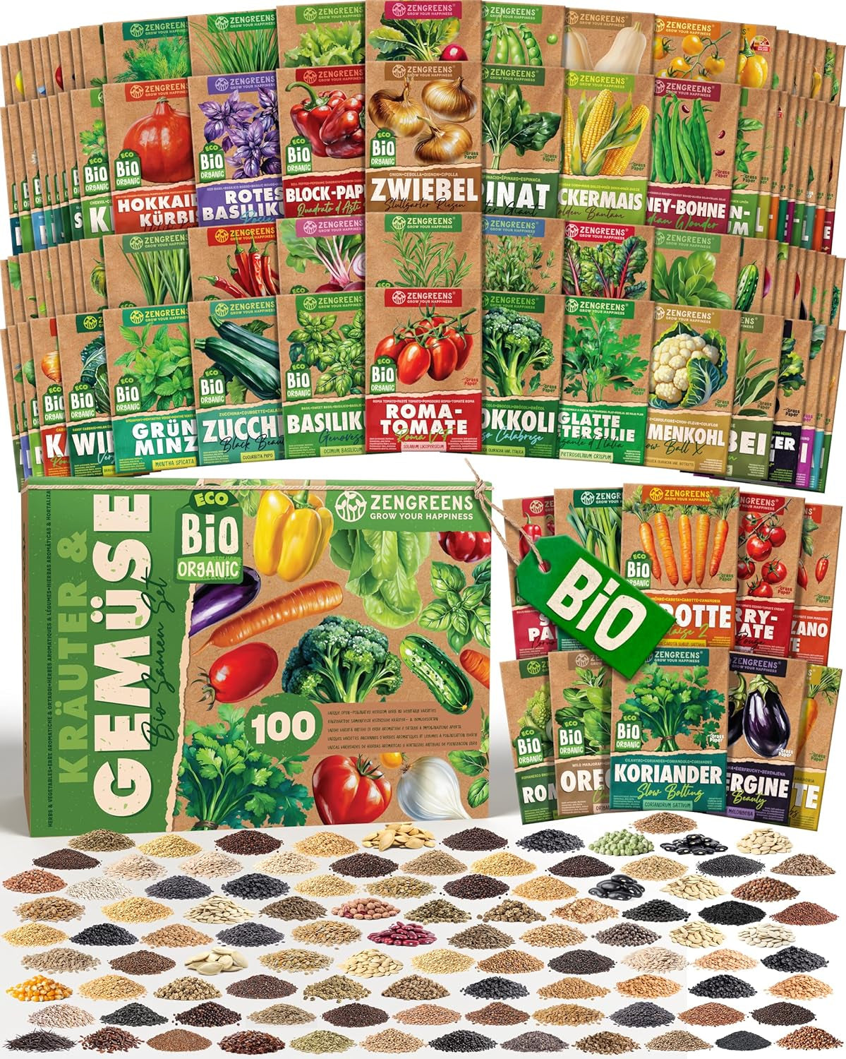 Semi di pomodoro biologico in set da 10 - 10 semi di pomodoro per una facile coltivazione in giardino, balcone o aiuola rialzata - Semi di piante - Piantine