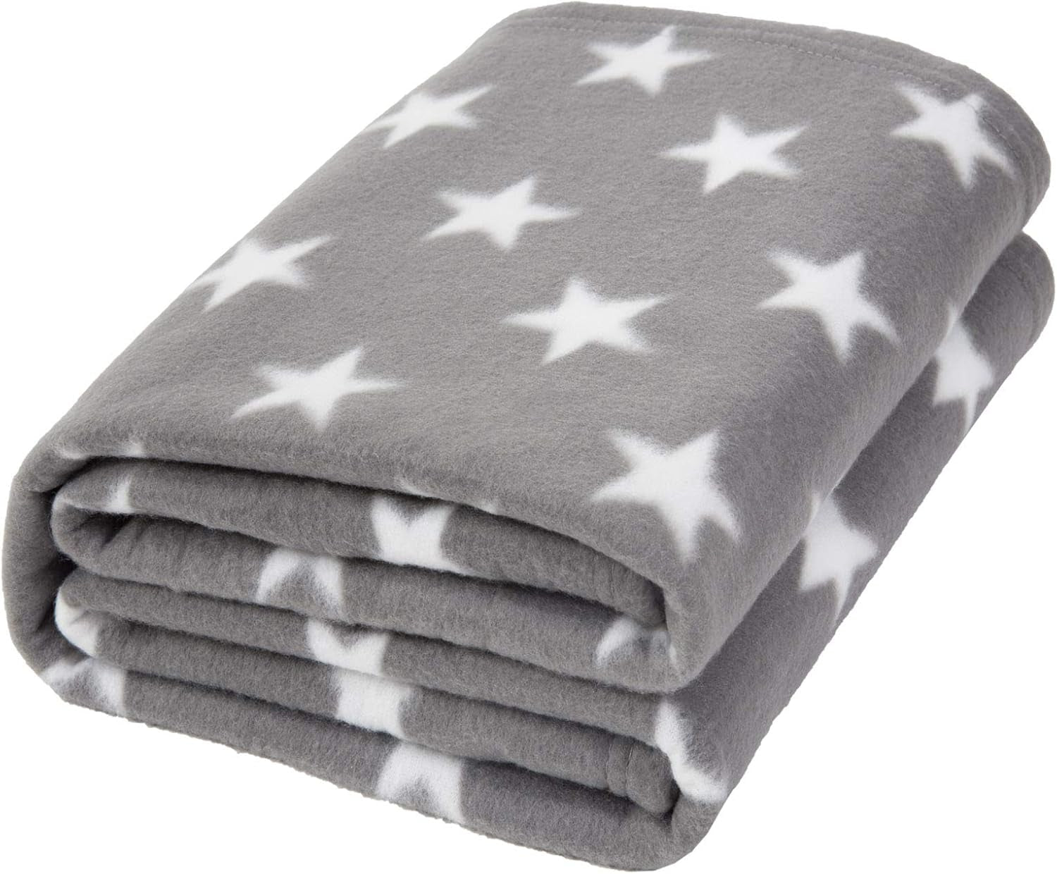 DREAMSCENE comoda coperta soffice coperta coperta in pile - coperta da soggiorno calda invernale morbida, coperta per divano, coperta per divano, morbida coperta per bambini, soggiorno e morbide coperte 120X150Cm, coperta per divano stelle grigie Letti e coperte Besuche den DREAMSCENE-Store Grigio-argento 120 X 150 Cm