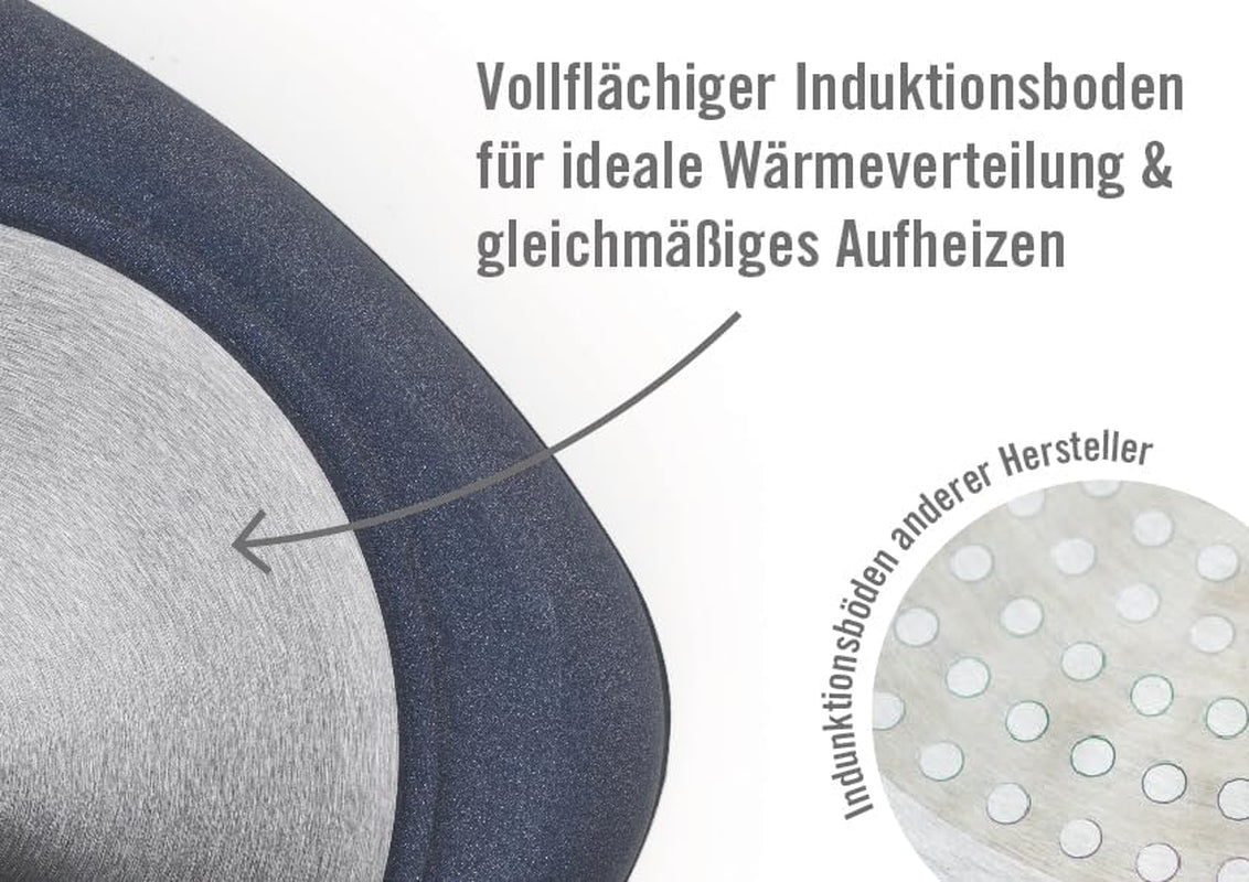 Woll Nowo Titanium Guss-Kasserole Viereckig - Induktiv -, 28 X 28 Cm, 10 Cm Hoch, 6.0 Liter, Mit 2 Seitengriffen - Geeignet Für Alle Herdarten, Aluminium, Backofenfest, Schwarz Stampi e vassoi per la cottura Naty Shop
