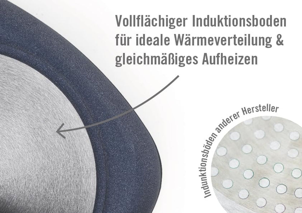 Woll Nowo Titanium Guss-Kasserole Viereckig - Induktiv -, 28 X 28 Cm, 10 Cm Hoch, 6.0 Liter, Mit 2 Seitengriffen - Geeignet Für Alle Herdarten, Aluminium, Backofenfest, Schwarz Stampi e vassoi per la cottura Naty Shop