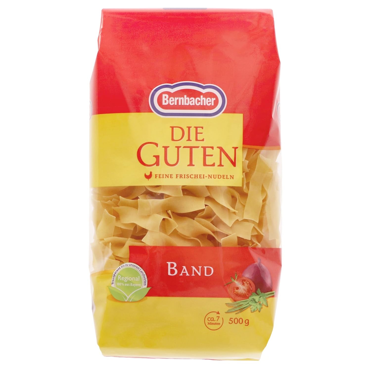 Die Guten feine Frischei-Nudeln Band, 500g