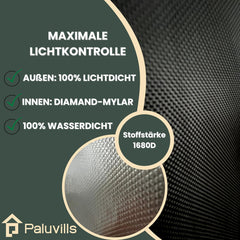 Tenda da coltivazione 40x40x160 cm con sistema di gestione dei cavi, finestra di visualizzazione, struttura in metallo, tessuto 1680D, borsa per accessori per la coltivazione - Scatola da coltivazione per interni - La migliore serra per la propagazione delle piante