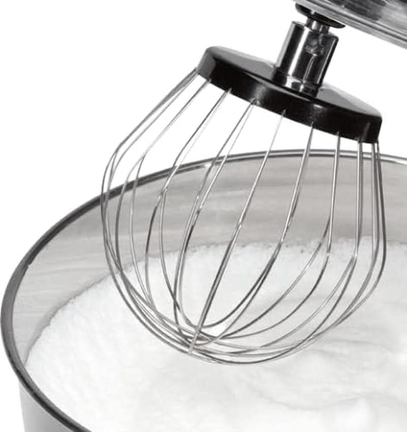 Bomann KM 398 CB Küchenmaschine, 8 Geschwindigkeitsstufen (0/1/2/3/4/5/6 + Puls), 6,3 litri Edelstahlschüssel per max. 3–3,5 Kg Teigzubereitung, 1200 Watt, Rot Madre e bambino Naty Shop