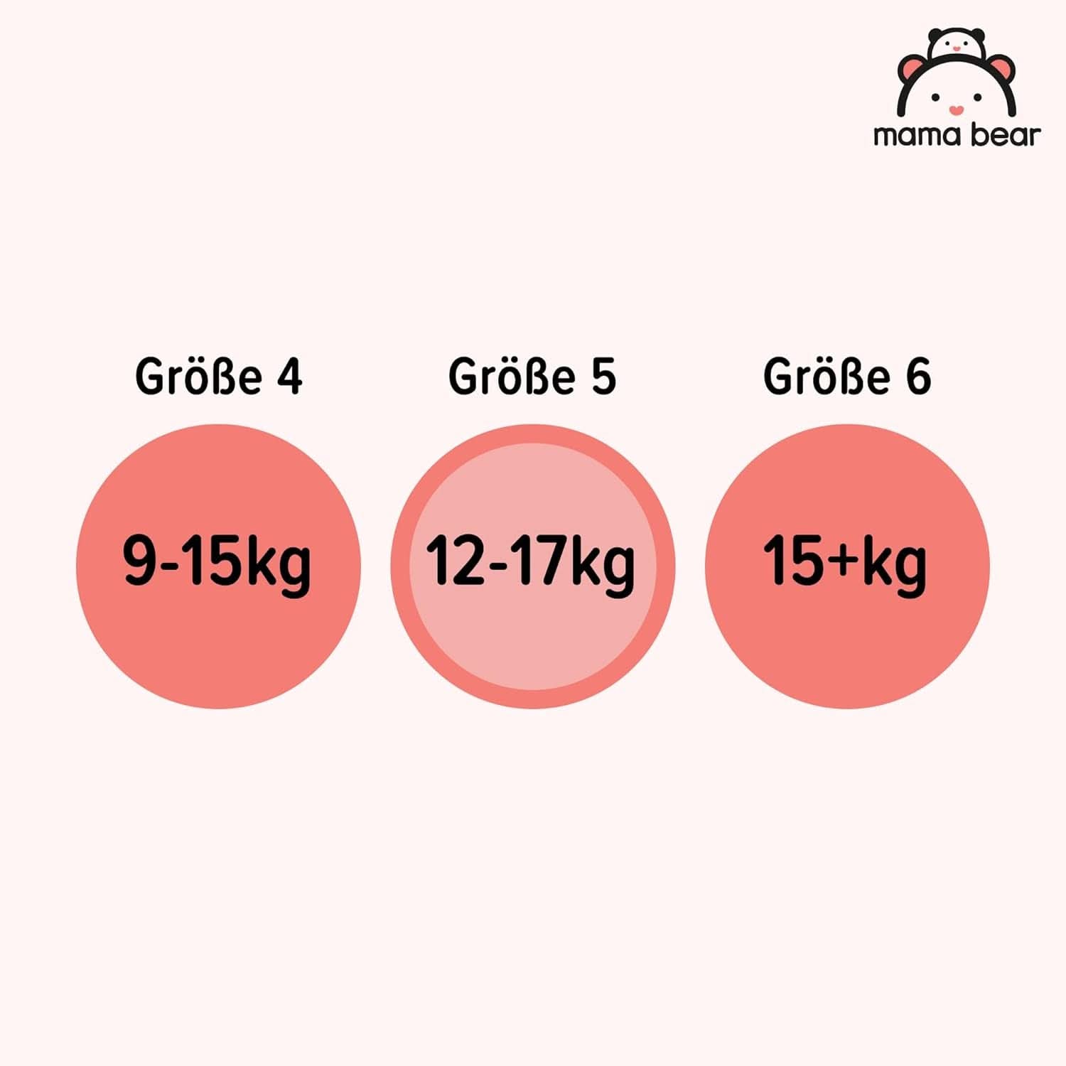 Pannolini Mama Bear Disney, taglia 5 (12-17 kg), bianco, 70 pezzi Mamma e Bambino Naty Shop