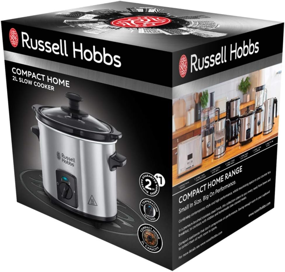 Russell Hobbs Slow Cooker Mini, 2 litri, 145 W Slow Cooker Naty Shop