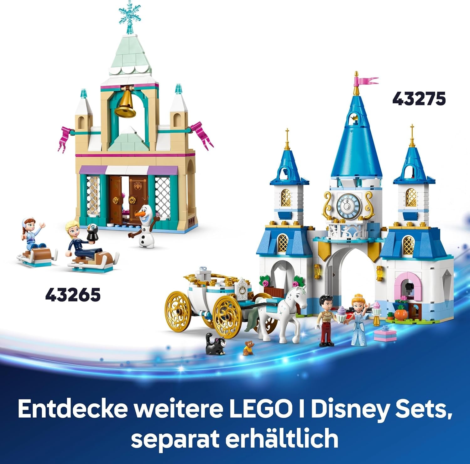 Mini casa dell'Encanto LEGO® Disney, giocattolo costruibile per ragazze dai 5 anni, giocattolo fantasy e set da costruzione con le mini bambole Mirabel e Antonio, un capibara e la chiave 43261 Set da costruzione Besuche den LEGO-Store
