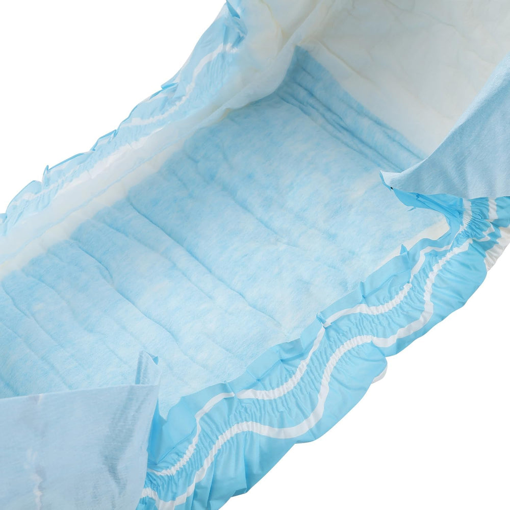 CutiePlusU Pannolini per adulti, confezione da 10, pannolini usa e getta per donne e uomini, massima assorbenza durante la notte - I Love Summer (taglia media 71-96 cm)