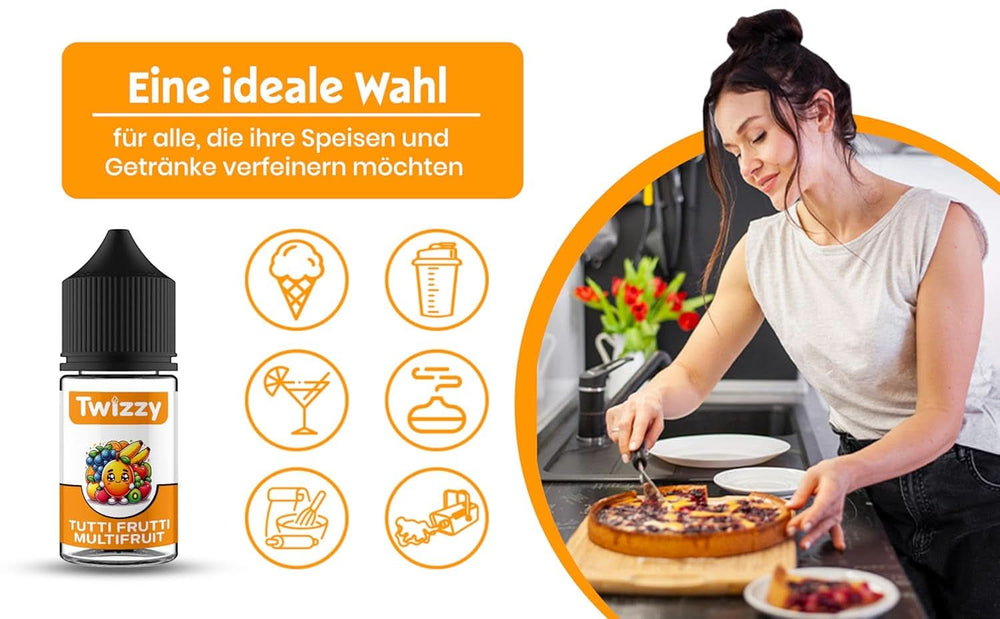Twizzy Aroma Concentrato Tutti Frutti, 30 ml Aromi Naty Shop