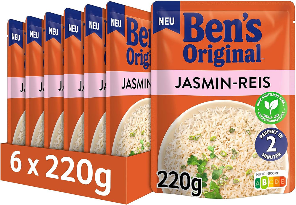 BEN'S ORIGINAL™ Riso Basmati Express 6 x 220 g