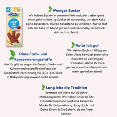 Alete consapevolmente Cioccolata con biscotti per bambini, dall'8° mese, Naty Shop Mamma e Bambino