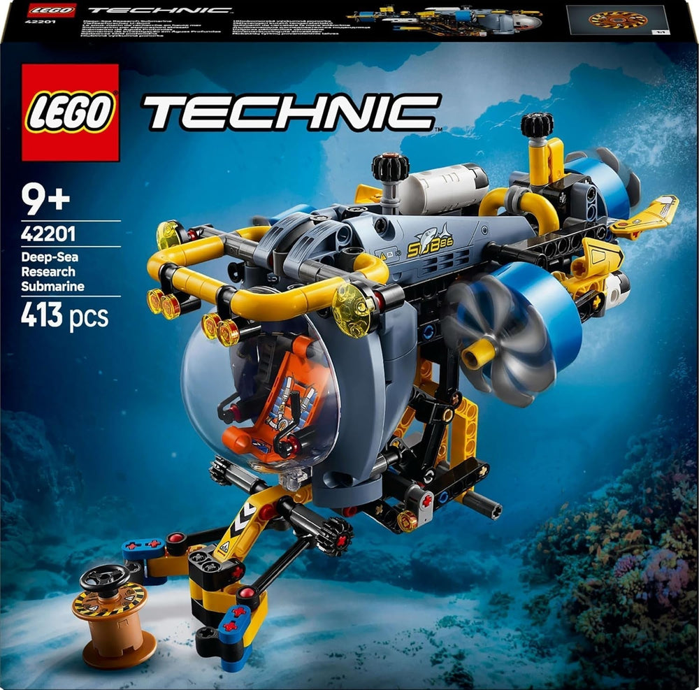 LEGO Technic Sottomarino Esploratore degli abissi Giocattolo da costruzione per bambini di 9 anni Ragazzi e ragazze Idee regalo di compleanno creative Veicolo costruibile con eliche rotanti 42201 Set di costruzione Acquista il negozio LEGO