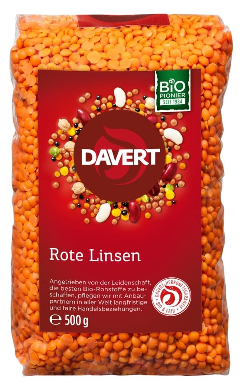 Lenticchie rosse intere Davert (1 x 500 g) - Bio