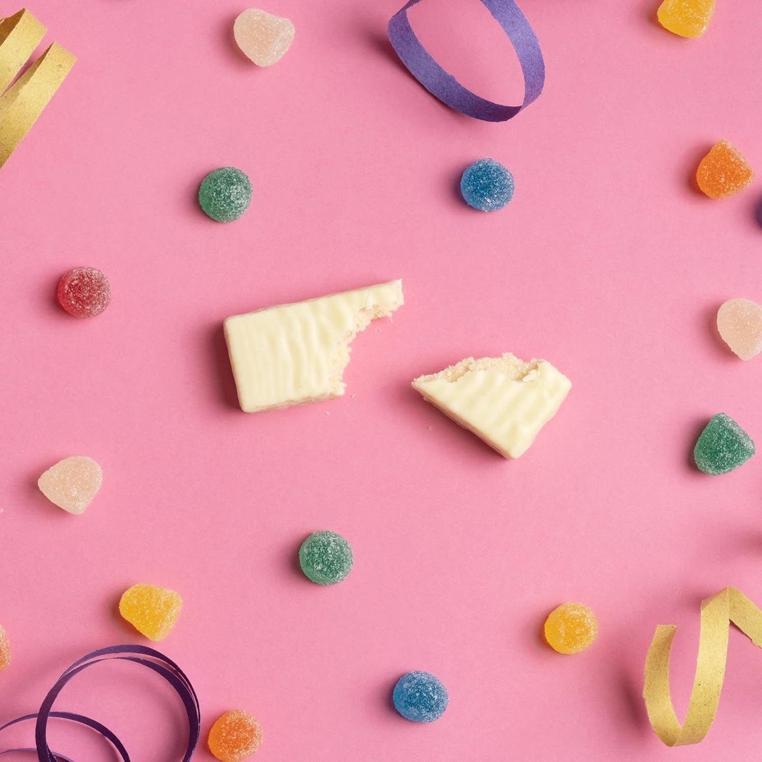 Mini Wafer Al Cioccolato Bianco Tirma | (16 unità x 13,5 g), 216 g | Delicata farcitura alla crema | Non OGM | Adatto ai vegetariani | Confezionati singolarmente | Spuntino al sacco