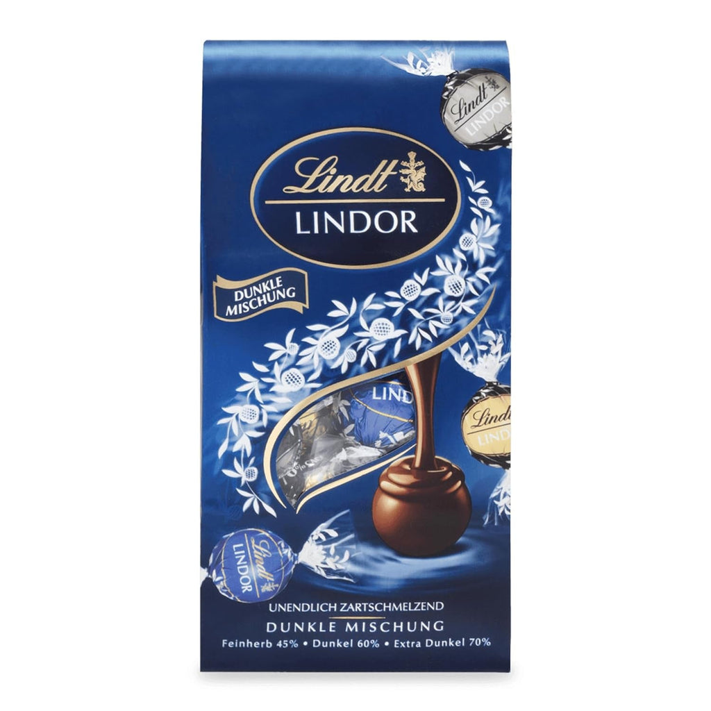 Mix de sfere din ciocolata Lindt LINDOR, 137 grame Bomboane de Ciocolata Naty Shop 4 x 136 grame Mix ciocolata neagra 45%, 60%, 70%