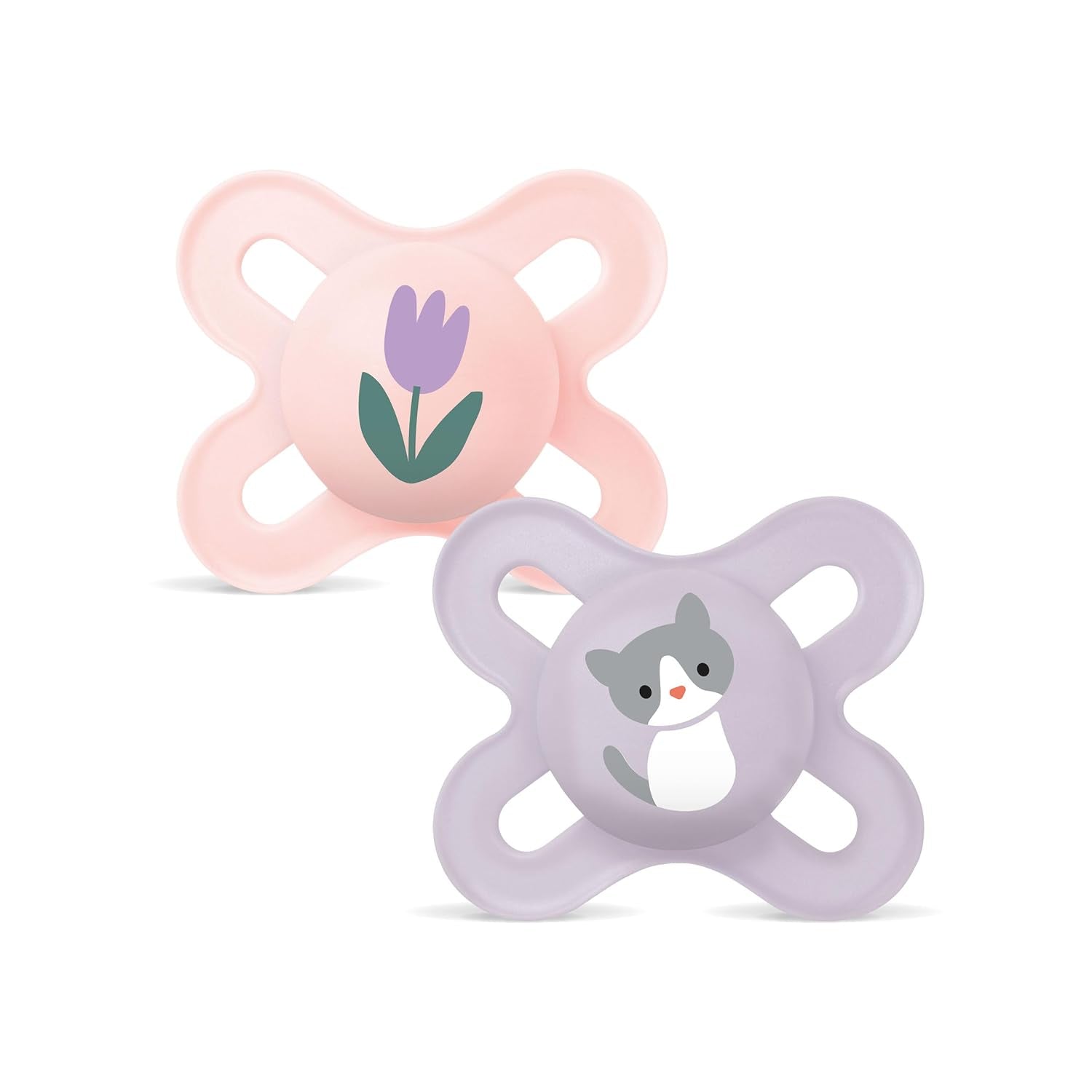 Suzetă MAM Original | Suzetă din latex | 0-6 luni | Suzetă pentru bebeluși potrivită pentru alăptare | Recomandată de moașe | Rezistent la mușcături | Latex de cauciuc natural | Oaie/Iepure | Pachet de 2