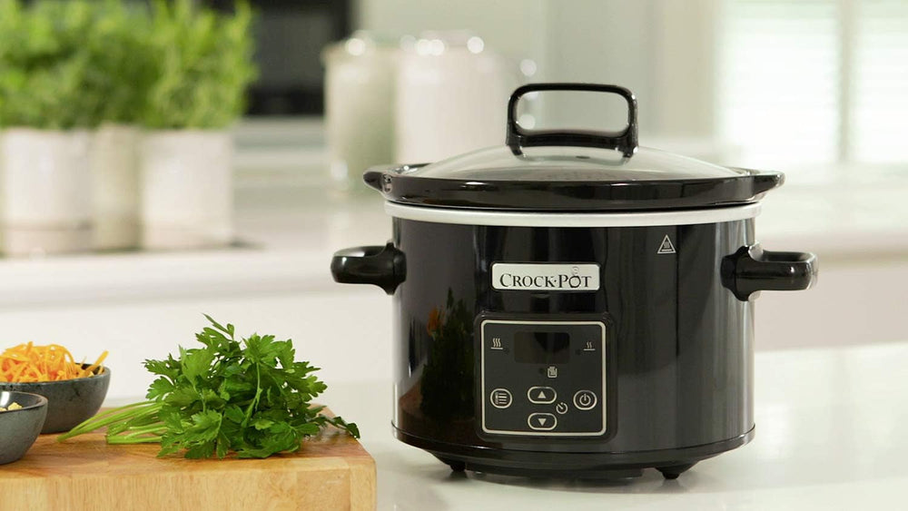 Slow Cooker digitale Crockpot, funzione mantenimento in caldo, 2,4 litri (1-2 persone) Slow Cooker Naty Shop