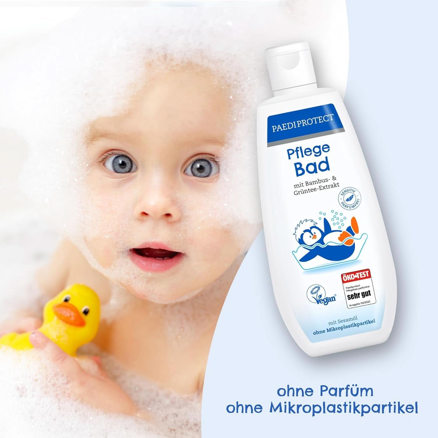 PAEDIPROTECT additivo per il bagno 250 ml, senza profumo e microplastiche Naty Shop Mamma e Bambino