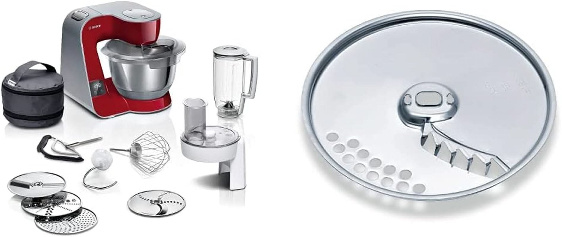 Robot da Cucina MUM5 MUM5X720, Bilancia Integrata, Ciotola in Acciaio Inox 3,9 L, Frullatore 1,25 L, 1000 W Mamma e Bambino Naty Shop