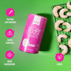 Xucker Zucchero a velo Eritritolo - Sostituto dello zucchero senza calorie, 600 grammi Dolcificanti Naty Shop