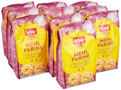 Mehl "Farine" - Basismehlmischung Glutenfrei 1Kg, 10Er Pack Miscela per panificazione e cottura Naty Shop