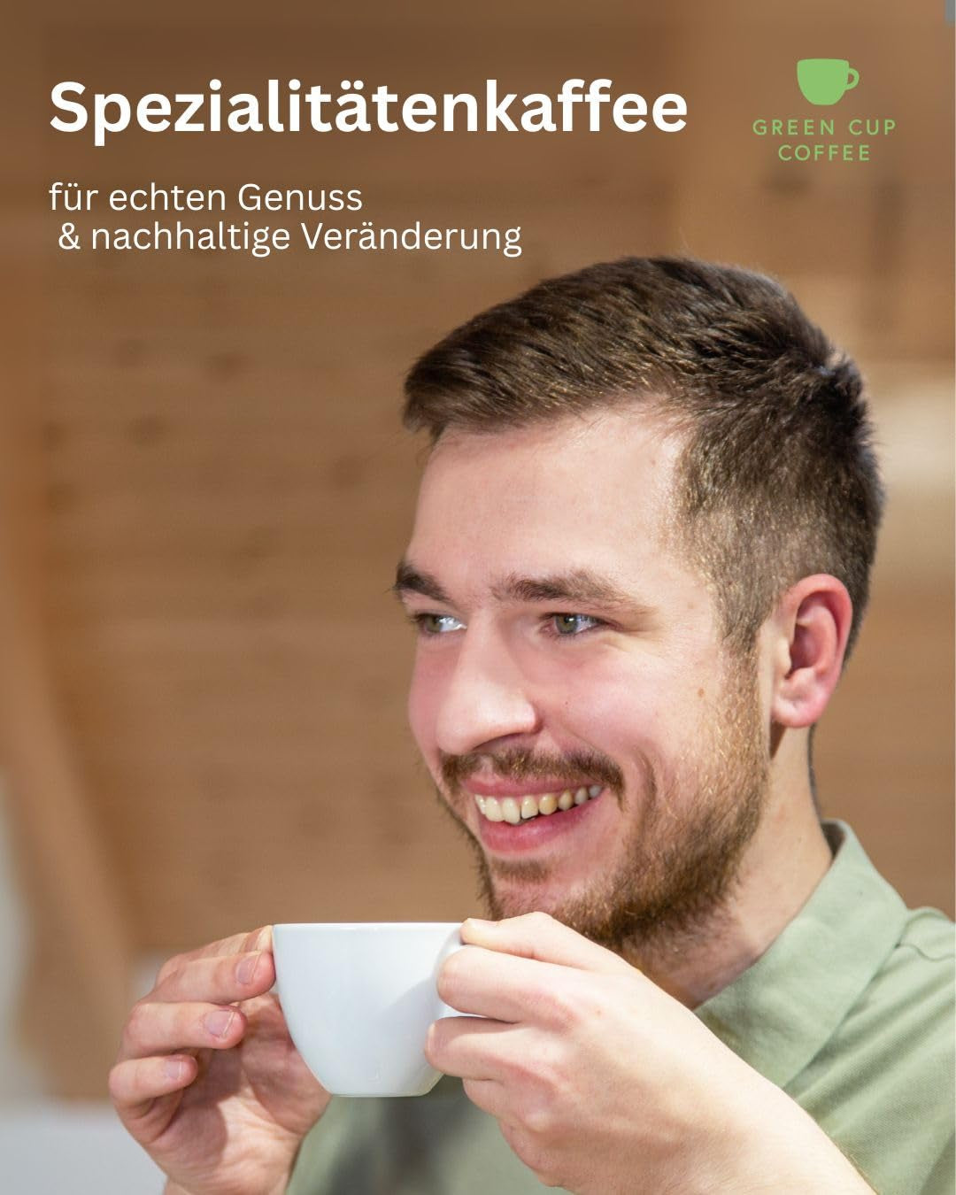 Cafea - Aricha I 100% Arabica I Boabe de cafea 250g I Ideală pentru aparate de cafea automate, cafea cu filtru și presă franceză cu arome fructate I prăjire ușoară