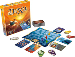 Asmodee, Dixit, Versione tedesca, Gioco base, Un'immagine vale più di mille parole, Gioco creativo per famiglie per 3-8 giocatori dagli 8 anni in su, Gioco dell'anno 2010 con 30 minuti di riproduzione