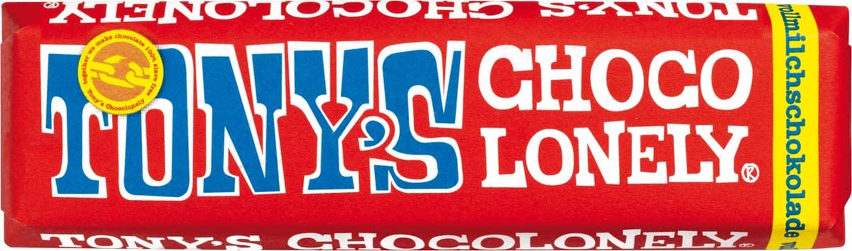 Tony's Chocolonely, cioccolato al latte con caramello e sale marino 47g
