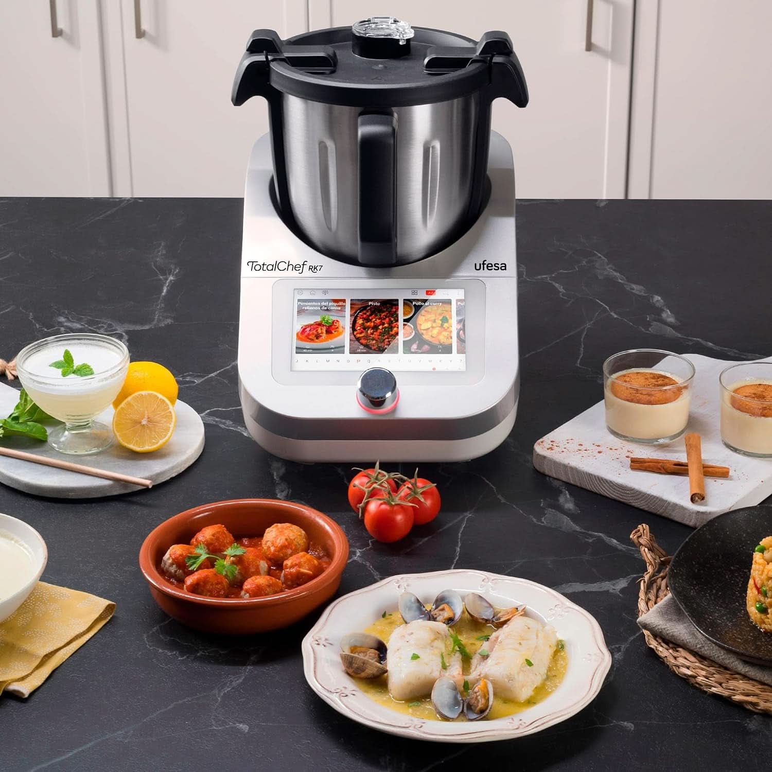 Ufesa Totalchef RK7, robot da cucina multifunzione con funzione cottura, WLAN, 30 funzioni Naty Shop