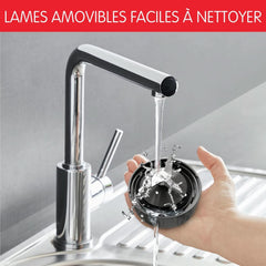 Frullatore Pulseo LM17GD, 400 W, 4 lame, 700 Ml, Contenitore portatile 600 Ml Cucina Naty Shop