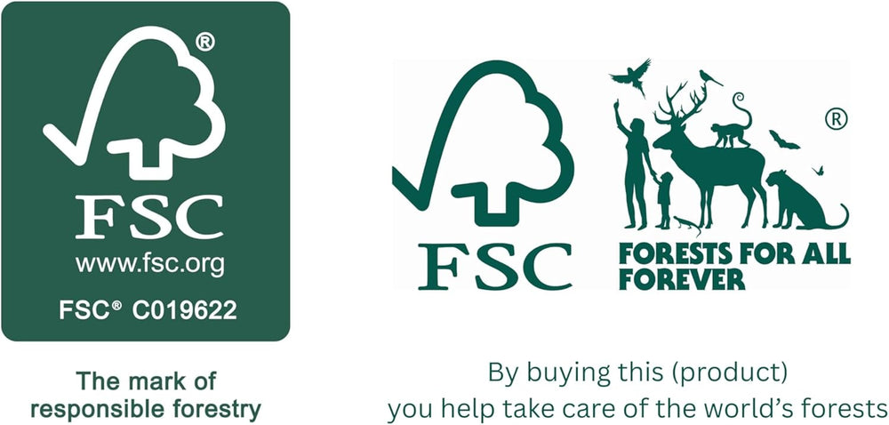 Tala Teigroller aus Buchenholz – Drehbares Nudelholz mit Griffen, glatte Oberfläche, durevole e leggero per la pulizia – Perfetto per Teig, Gebäck, Brot & Pizza – FSC-zertifiziertes Holz