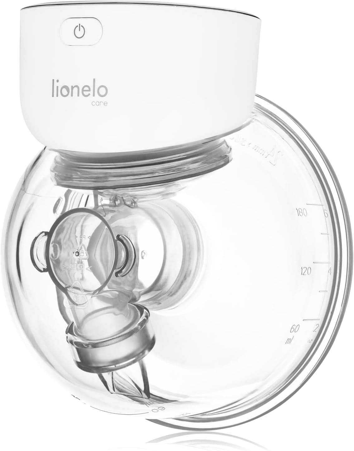Tiralatte elettrico semplice LIONELO Fidi Free 180 ml, tiralatte portatile a 2 fasi, risparmio energetico 9 livelli, 3 misure di imbuti in silicone Timer Accessori Alimentazione e Allattamento Bebe Naty Shop