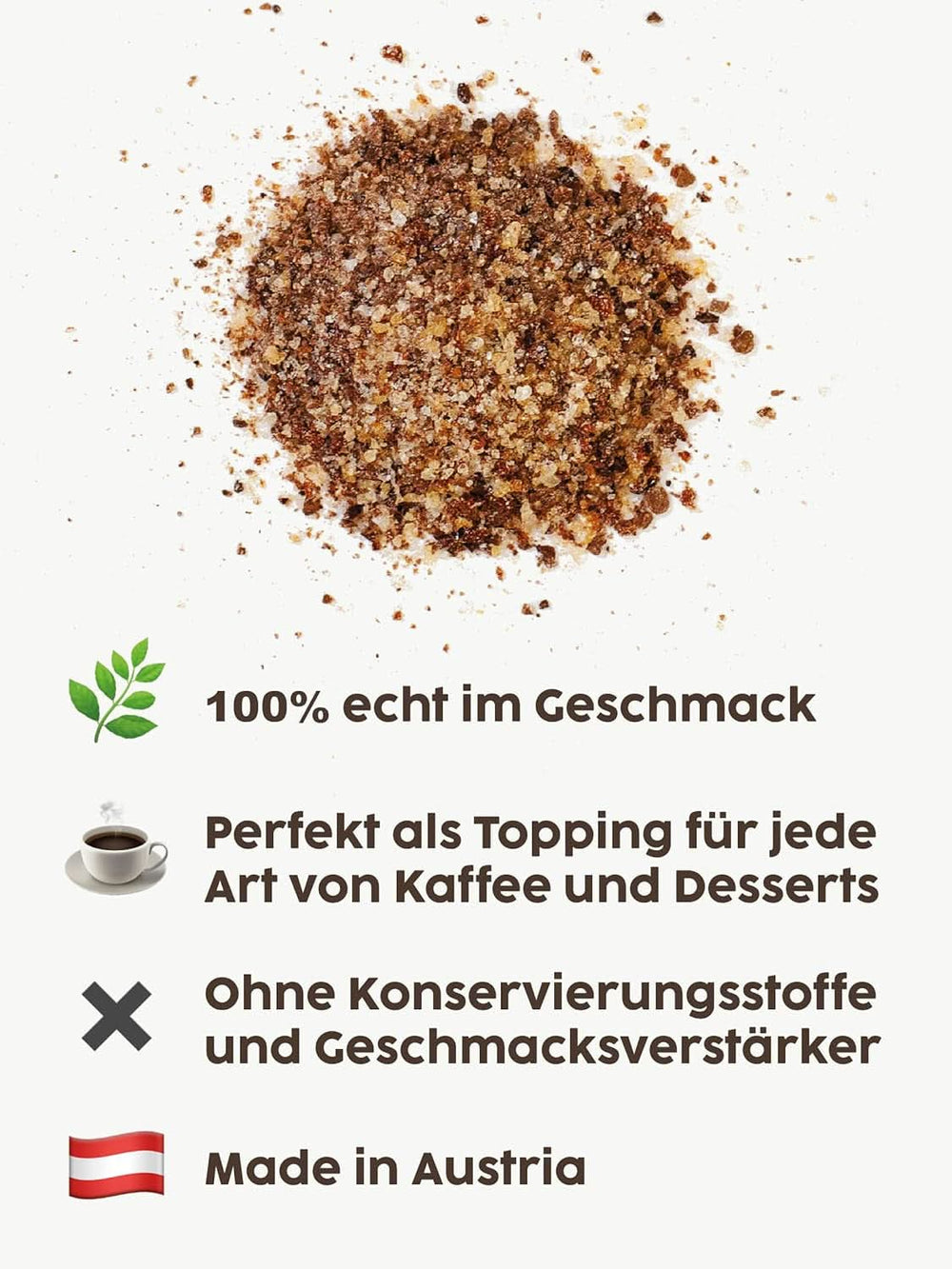 Topping per il caffè Kotanyi Cacao Kiss | Naty Shop Meravigliose gocce di cioccolato fine confezione da 4 (4 x 63 grammi)