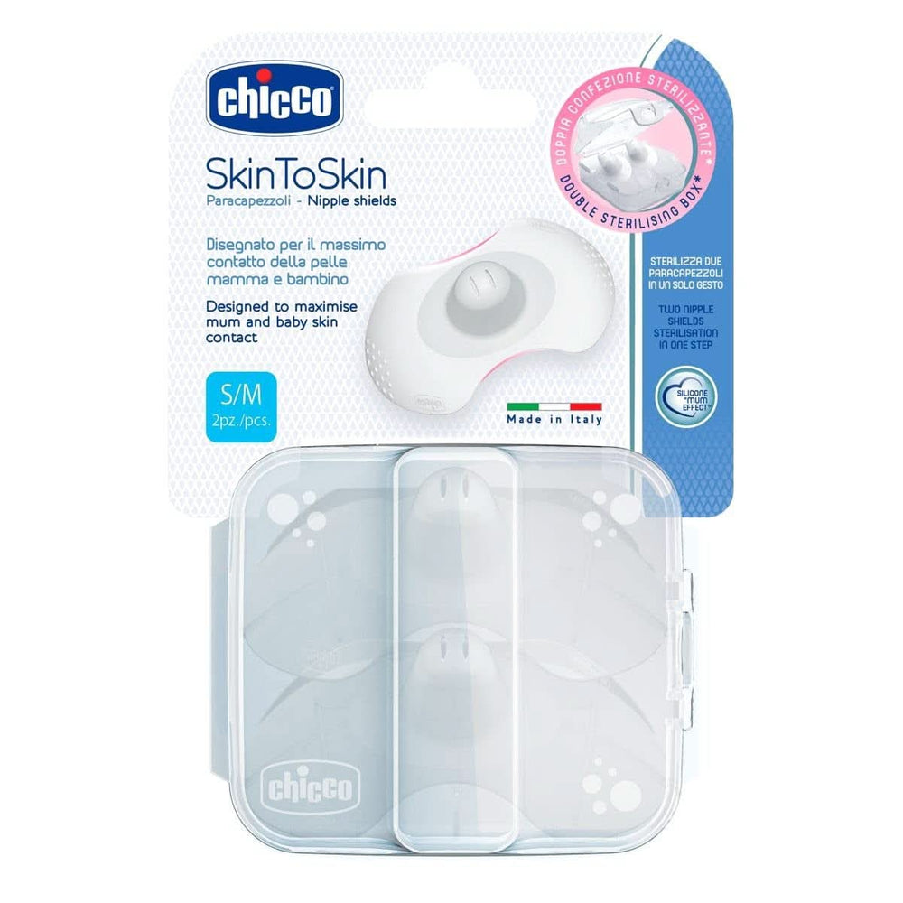 Chicco Skintoskin proteggi capezzoli, silicone, trasparente, 6 pz Accessori Alimentazione e Allattamento Bebe Naty Shop