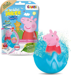 INKEE SURPRISE - Bombe da bagno Peppa Pig per bambini con giocattolo a sorpresa Peppa Pig per la vasca da bagno - additivo da bagno per bambini Mamma e bambino Naty Shop 1X Bomba da bagno Peppa Pig con sorpresa