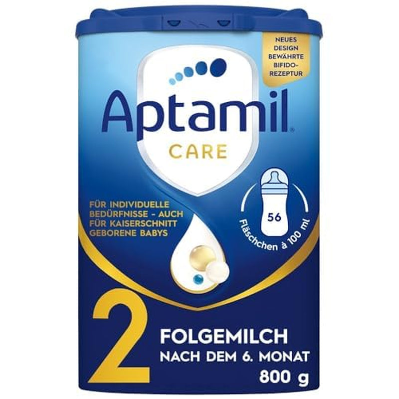Aptamil Care 2 – Adatto anche per bambini nati con taglio cesareo – 1 x 800 g