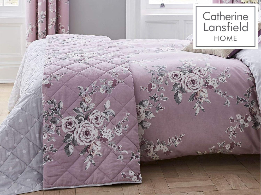Catherine Lansfield Copriletto Canterbury, facile manutenzione, Blush, copriletto - 220X230Cm Letti e coperte Catherine Lansfield Heather