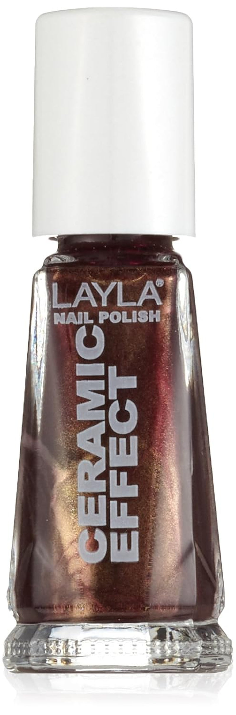 Cosmetici 1243R23-109 Smalto per unghie effetto ceramica - arancione fluo, confezione 1 (1 x 0,01 l)