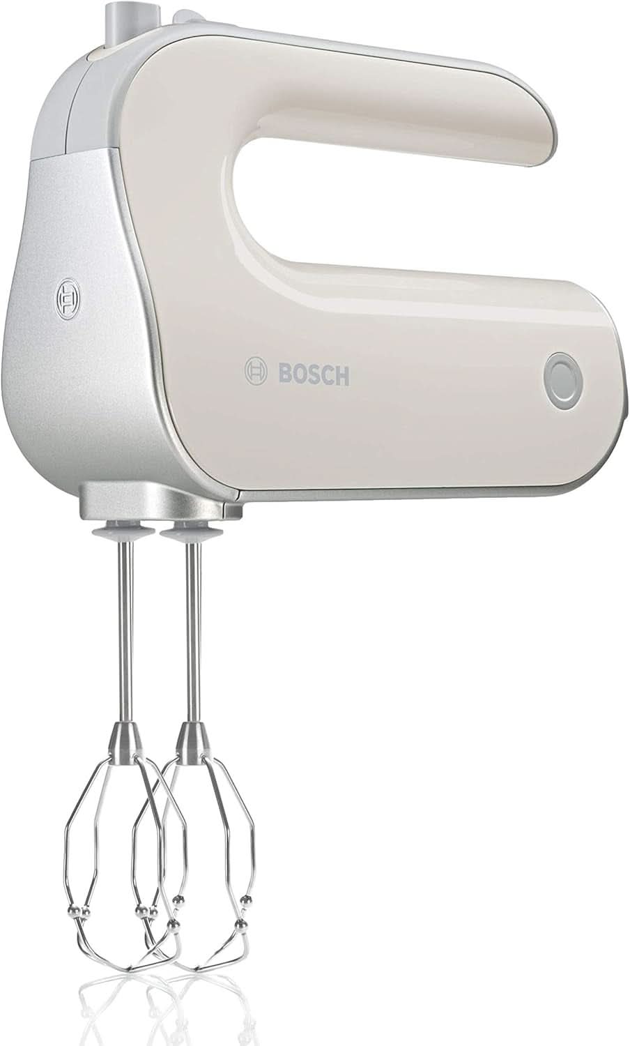 Bosch Handrührer Styline MFQ4835DE, 2X2 Rührbesen, 2 Edelstahl-Nethaken, Spülmaschinengeeignet, 575 W, Weiß Kitchen Naty Shop Mineral Grey/Silver