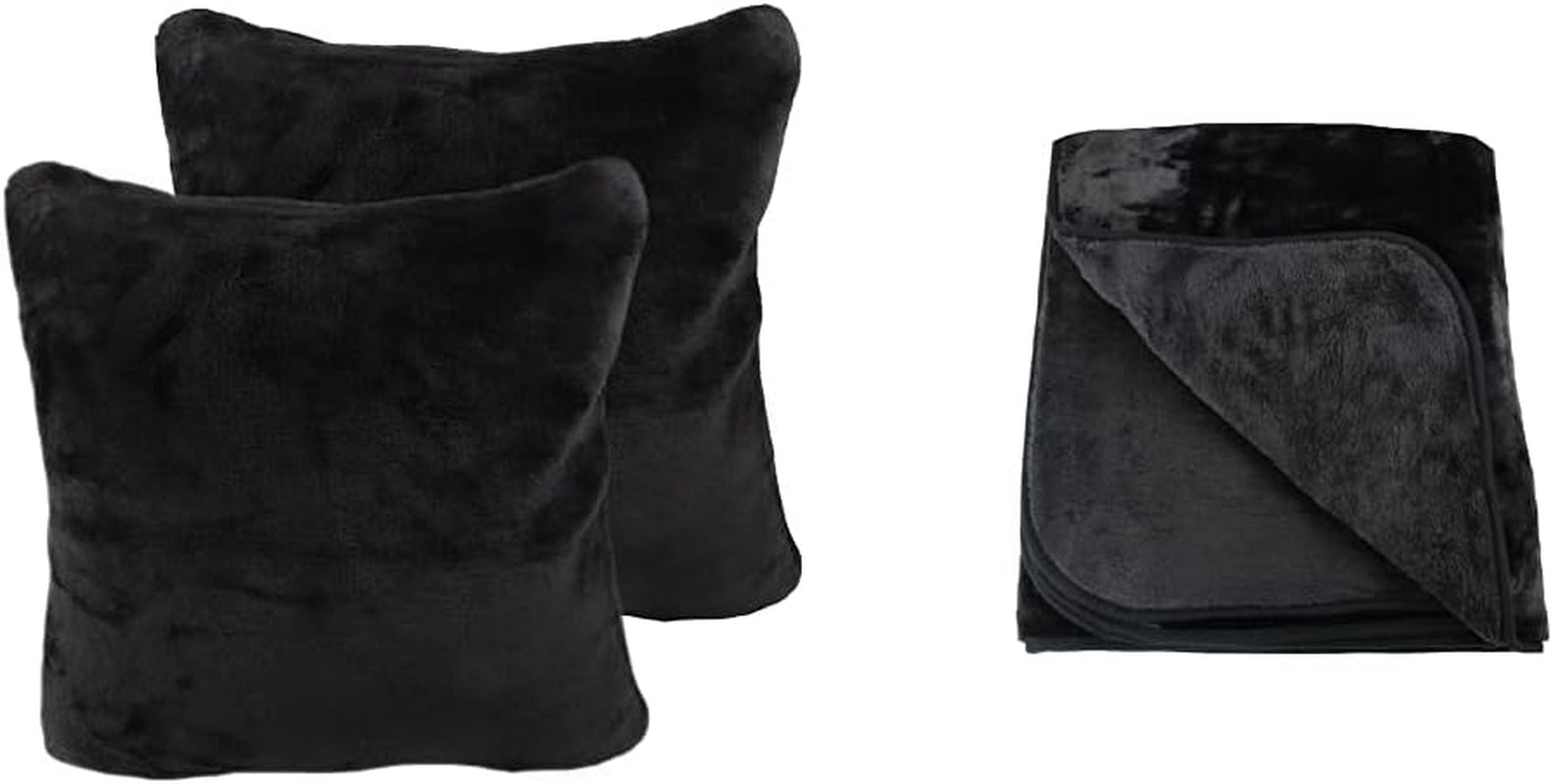 Amago - Comoda coperta effetto cashmere, 220 X 240 cm - Antracite Letti e coperte Amago Nero Comoda coperta + federa 220 X 240 cm