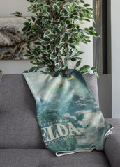 Coperta Zelda Sherpa - Sky Totk - 100 X 150 cm - Prodotto con licenza ufficiale, Verde, Letti e coperte Twin HÔMADICT