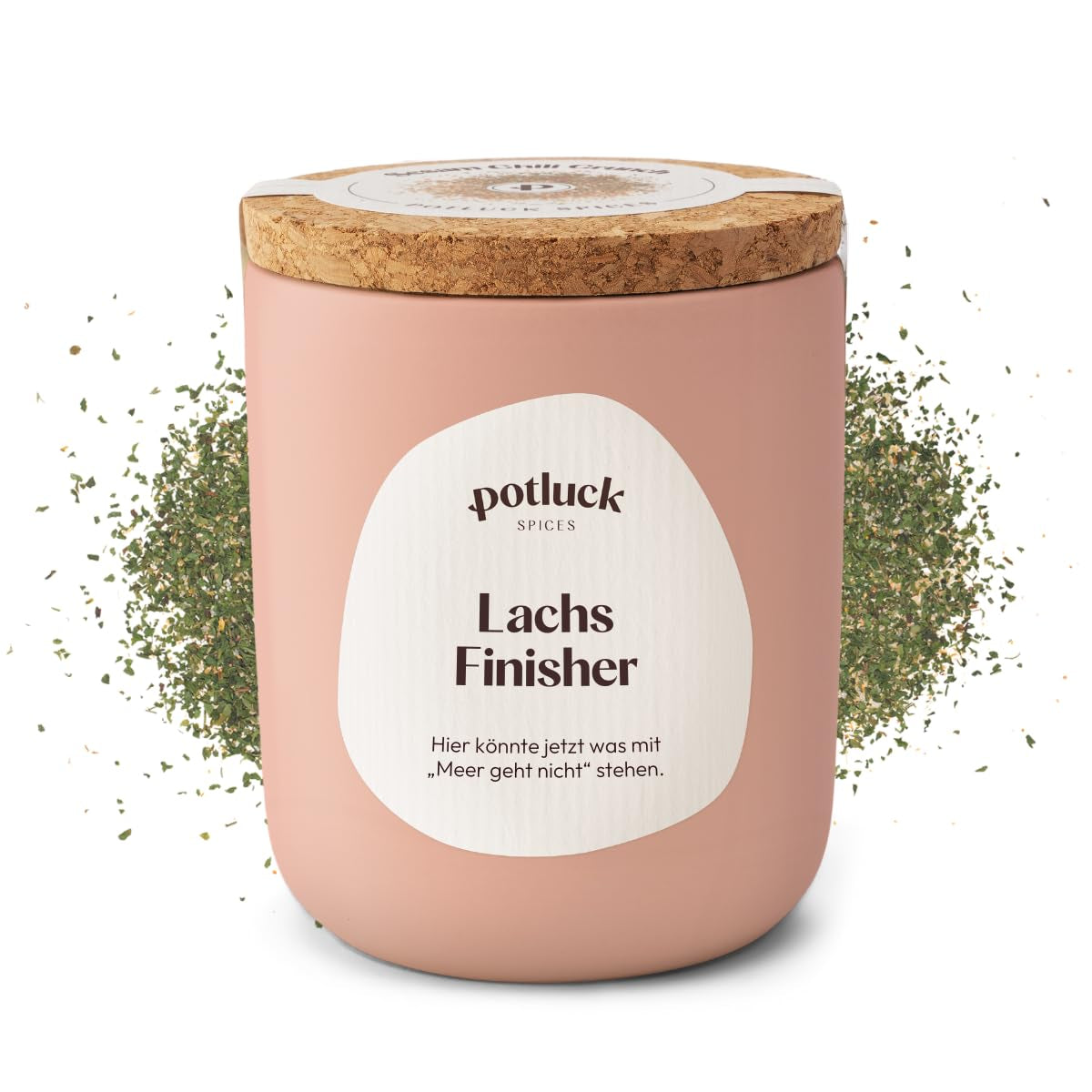 Potluck | Hamburger di spezie | Würzmischung im Keramiktopf | 100 g| Vegano, senza glutine e con ingredienti naturali