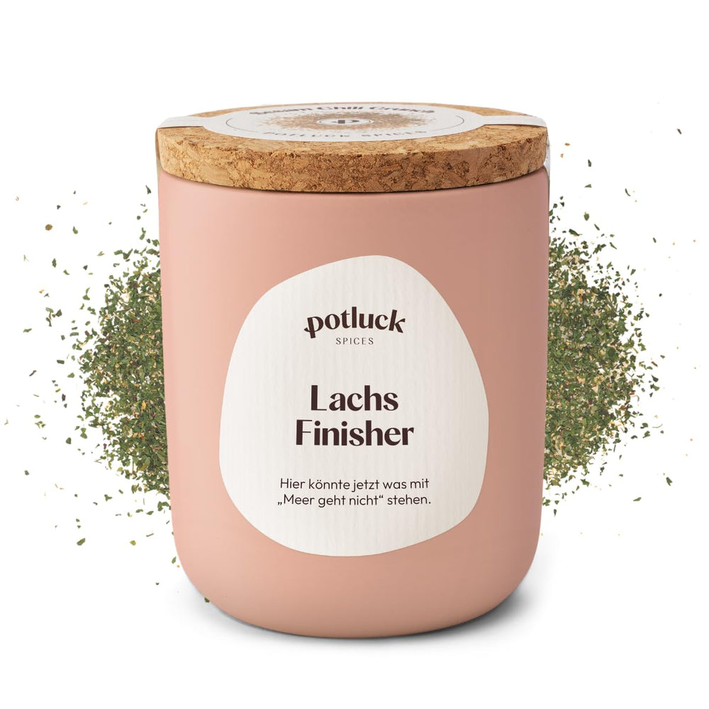 Potluck | Hamburger di spezie | Würzmischung im Keramiktopf | 100 g| Vegano, senza glutine e con ingredienti naturali